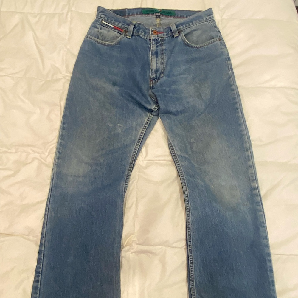vintage tommy hilfiger blue jeans